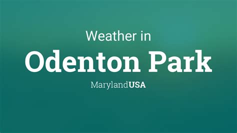 Weather for Odenton Park, Maryland, USA