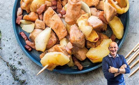 Poulet de Janzé aux pêches Les Fermes de Janzé