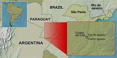 Argentina Paraguay Brazil Border - Map Trouble On The Triple Frontier ...