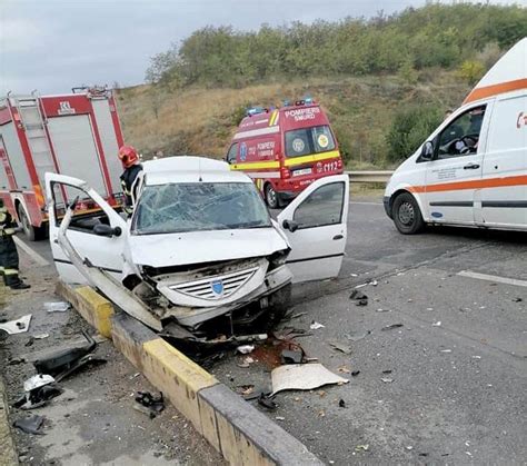 UPDATE FOTO Accident cu două victime pe DN 65 în Olt Un camion și o