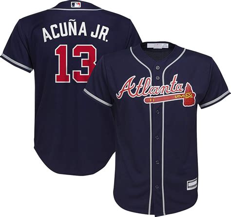 Atlanta Braves Ronald Acuña Jr 13 jersey Men s XL Replica munimoro