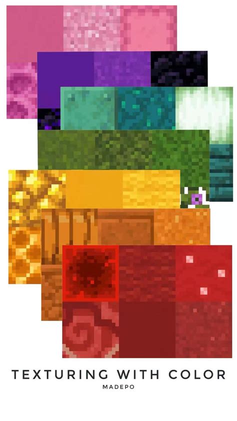 Minecraft Texturing With Color Block Palettes