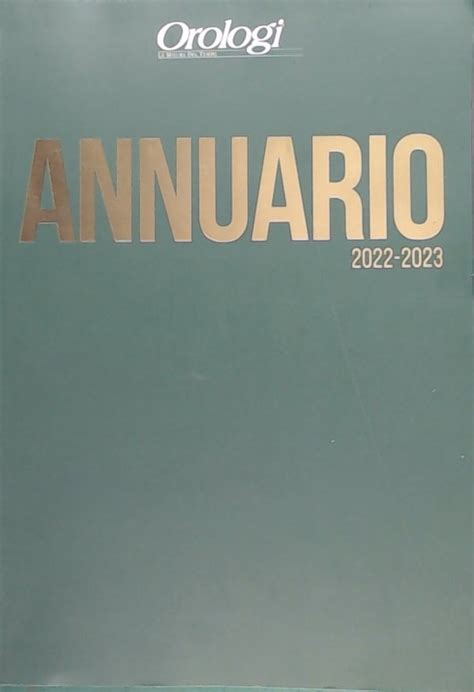 Annuario Orologi