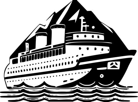 Cruise Minimalist And Simple Silhouette Vector Illustration 23536709