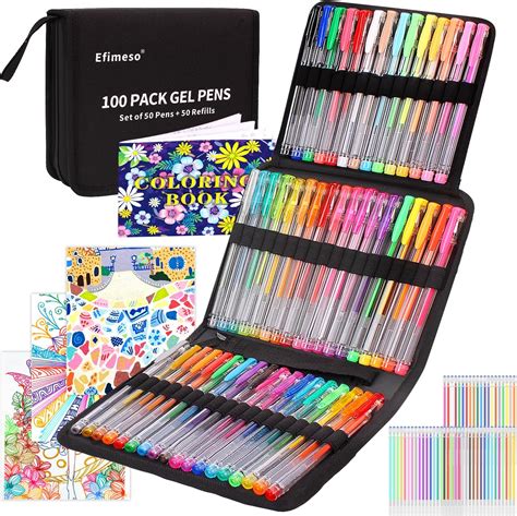 Shuttle Art 240 PCS Stylo Gel Paillette 120 Stylos Gel De Couleur