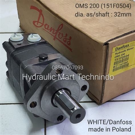 Jual Orbital Motor Hydraulic OMS 200cc Shaft 32mm High Torque Orbital