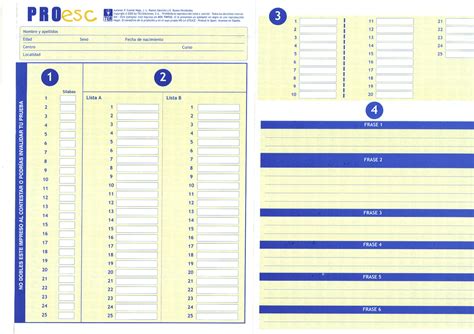 Proesc Hoja Anotacion Evaluacion Psicometrica Studocu