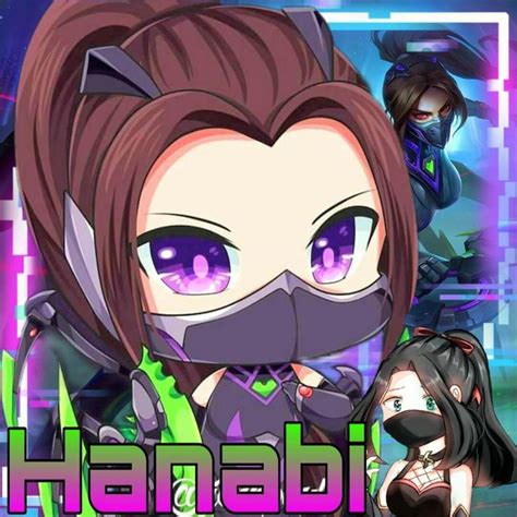 Hanabi V E N O M Mobile Legends MLBB Chibi