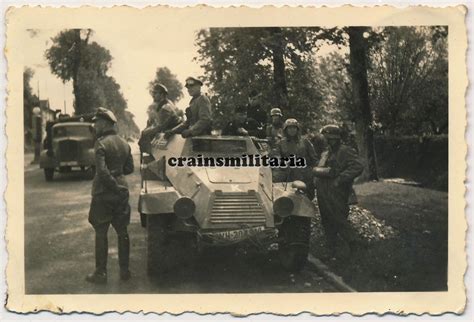 Orig Foto General Kurt Feldt 1 KD Sd Kfz 247 A Panzerspähwagen F