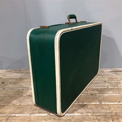 Vintage Green Suitcase Tramps Uk