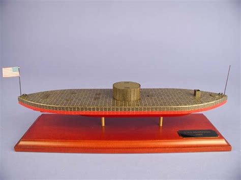 Wooden Model Ships - USS Monitor Ship Model