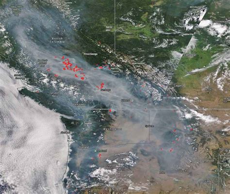 Wildfire Smoke And Air Quality August 10 2017 Wildfire Today