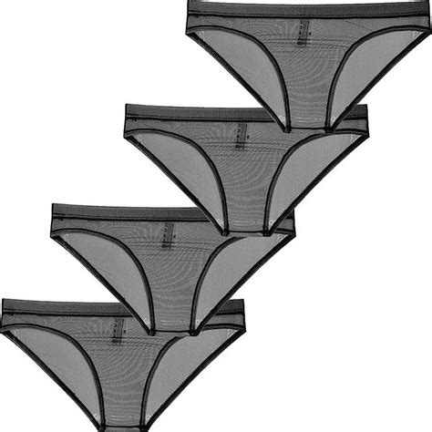 TESOON Men Underwear Jockstrap Transparent Stretchy Mini Bikini Thong Pouch Walmart