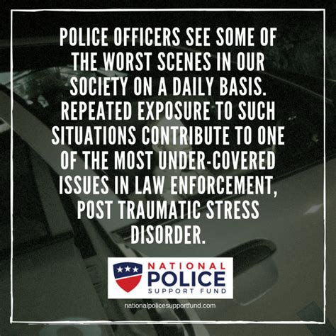 Why High Rates Of Ptsd In Police Officers National Police Support Fund