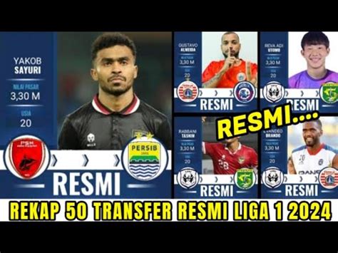 REKAP BERITA TRANSFER LIGA 1 MUSIM 2024 2025 PERSIB PERSIJA