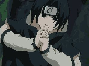 Itachi Doing Fireball Jutsu Gif