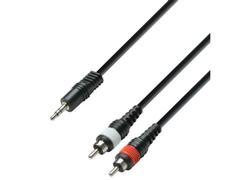 Adapter Kabel 3 5mm Jack Stereo til 2 x RCA Phono Køb online på