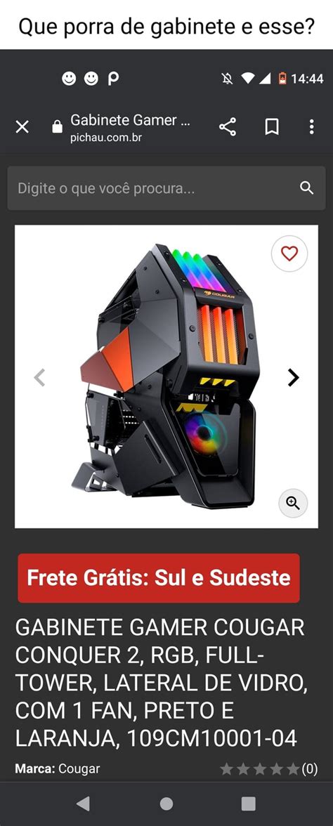 Que Porra De Gabinete E Esse Gabinete Gamer Pichau Br Digite O Que