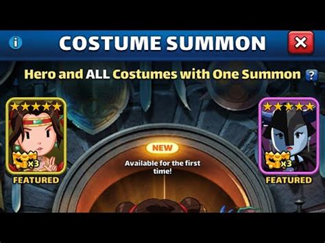 Empires Puzzles Costume Summons Feat Vivica And Sartana Toon