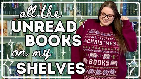 All The Unread Books On My Shelves Physical TBR YouTube