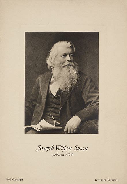 Joseph Wilson Swan Geboren Born 1828 By National Media Museum Via