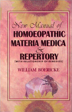 New Manual Of Homoeopathic Materia Medica And Repertory Amazon Co Uk