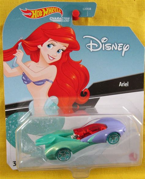 Mattel Hot Wheels Disney Character Cars Ariel New