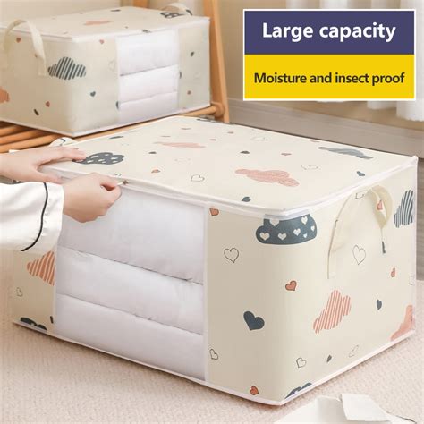 Quilt Kleidung Lagerung Tasche Gro E Kapazit T Duvet Decke Sortierung