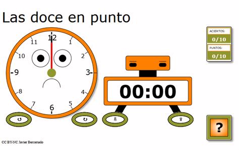 Aprende A Leer La Hora En Reloj De Agujas Y Digital Edujuegos