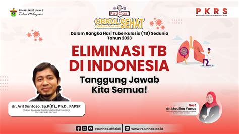 PODCAST OBROL SEHAT EP 21 ELIMINASI TB DI INDONESIA Tanggung Jawab