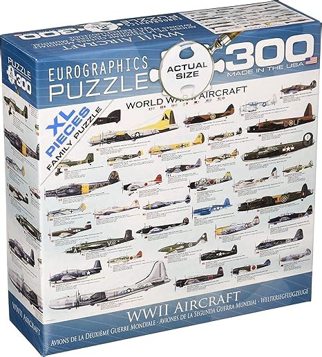 Eurographics World War II Flugzeug MO Puzzle XL 300 Teile Amazon De