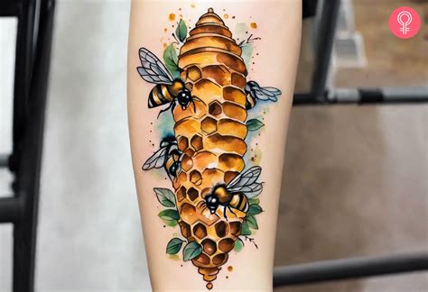 8 Buzzing Beehive Tattoo Designs Radiating Unity And Strength