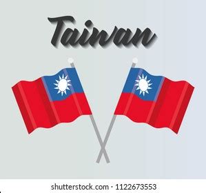 Taiwan Flag Design Stock Vector (Royalty Free) 1122673553 | Shutterstock