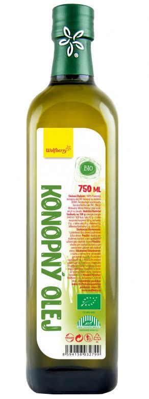 Konopný olej panenský BIO Objem 250ml KlonyKonopi cz Cannabis