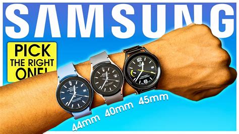 Galaxy Watch 5 40mm Vs 44mm Vs 45mm Dont Buy The Wrong One Youtube