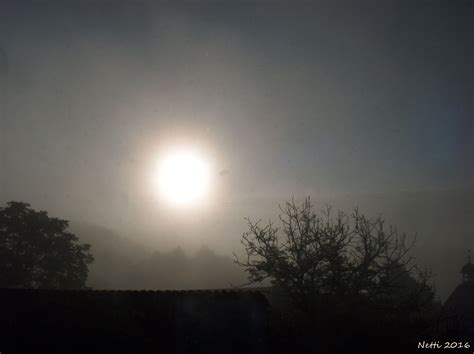 Nebelmorgen Celestial Sunset Outdoor Mists The Moon Weather