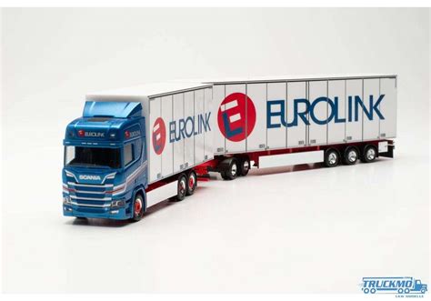 Herpa Eurolink Scania CR20HD Schwedencombi 316552 TRUCKMO Truck