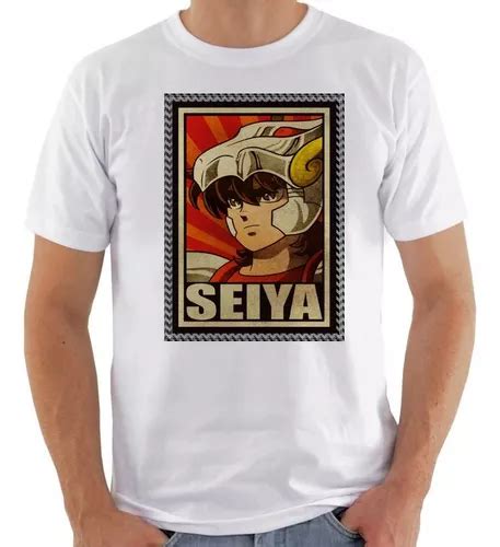 Camiseta Camisa Os Cavaleiros Do Zodiaco Seiya Pegasus Anime