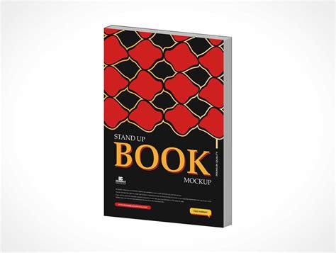 A4 Standing Book Cover PSD Mockups | Free PSD Templates