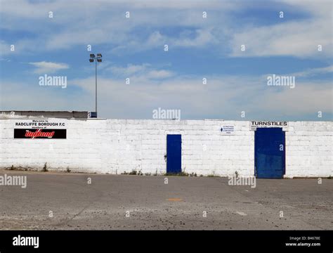 Radcliffe Borough Football Club F.C Stock Photo - Alamy