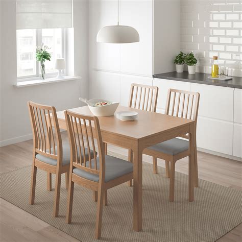 Ekedalen Ekedalen Table Et 4 Chaises Chêne Orrsta Gris Clair Ikea