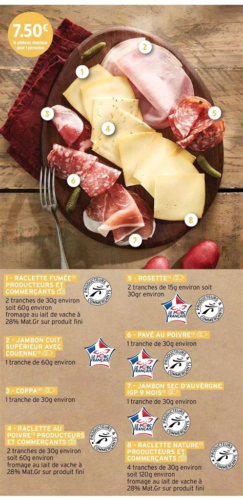 Promo Raclette Fum E Producteurs Et Commercants Jambon Cuit Sup Rieur