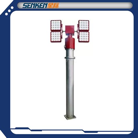 Senken 7 5m Vehicle Mounted Lighting Tower LED Light Pneumatic