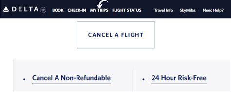 How To Cancel A Delta Flight