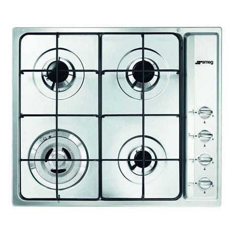 Smeg Sr S Plaque Acier Inoxydable Int Gr Placement Gaz Zone S