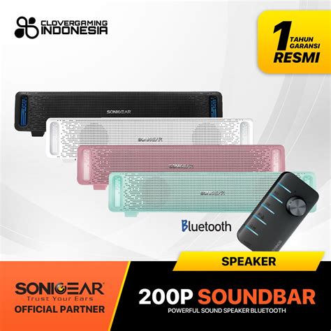 Jual Sonicgear P Powerful Soundbar Speakers Bluetooth With Brilliant