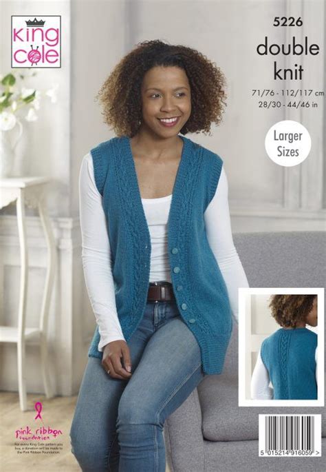 Easy To Follow Cardigan And Waistcoat Knitting Patterns King Cole