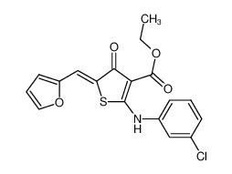 2 3 Clorofenil Amino 5 Furan 2 Ilmetileno 4 Oxo 4 5