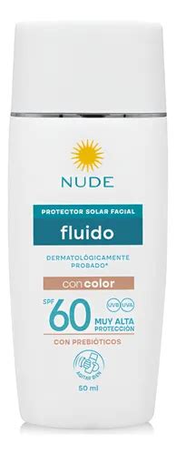 Nude Protector Solar Facial Fluido Spf Con Color Ml MercadoLibre