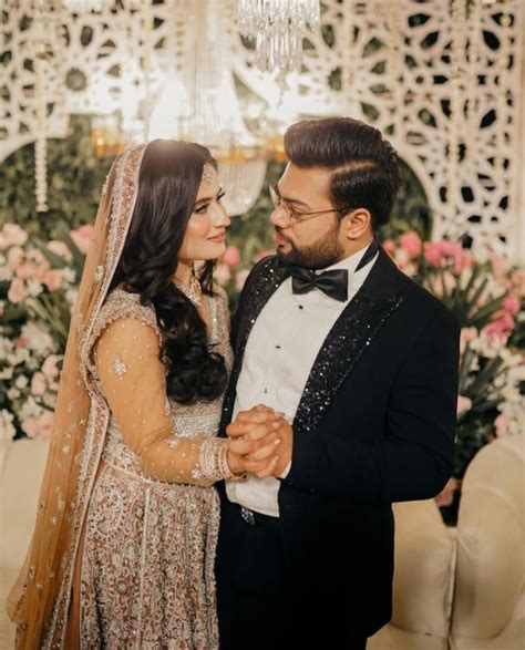 Ducky Bhai And Aroob Jatoi Look Stunning At Their Walima